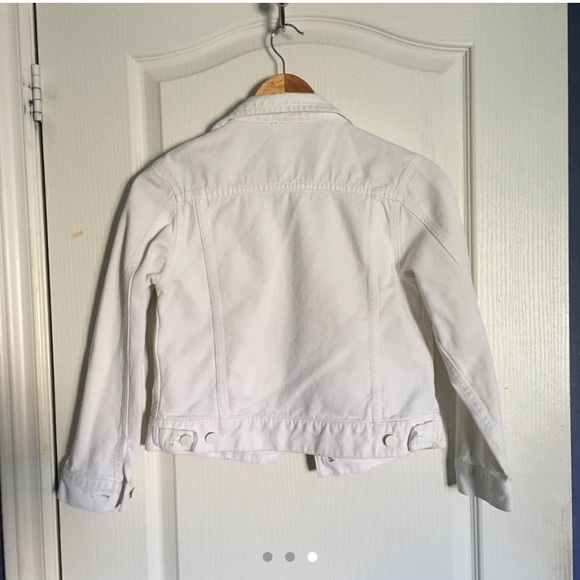 American Apparel White Denim Jacket - Picture 3 of 6